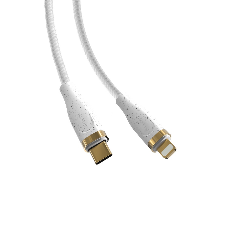 Devia kabel Star USB-C - Lightning 1,5 m 3A bia�y / 2