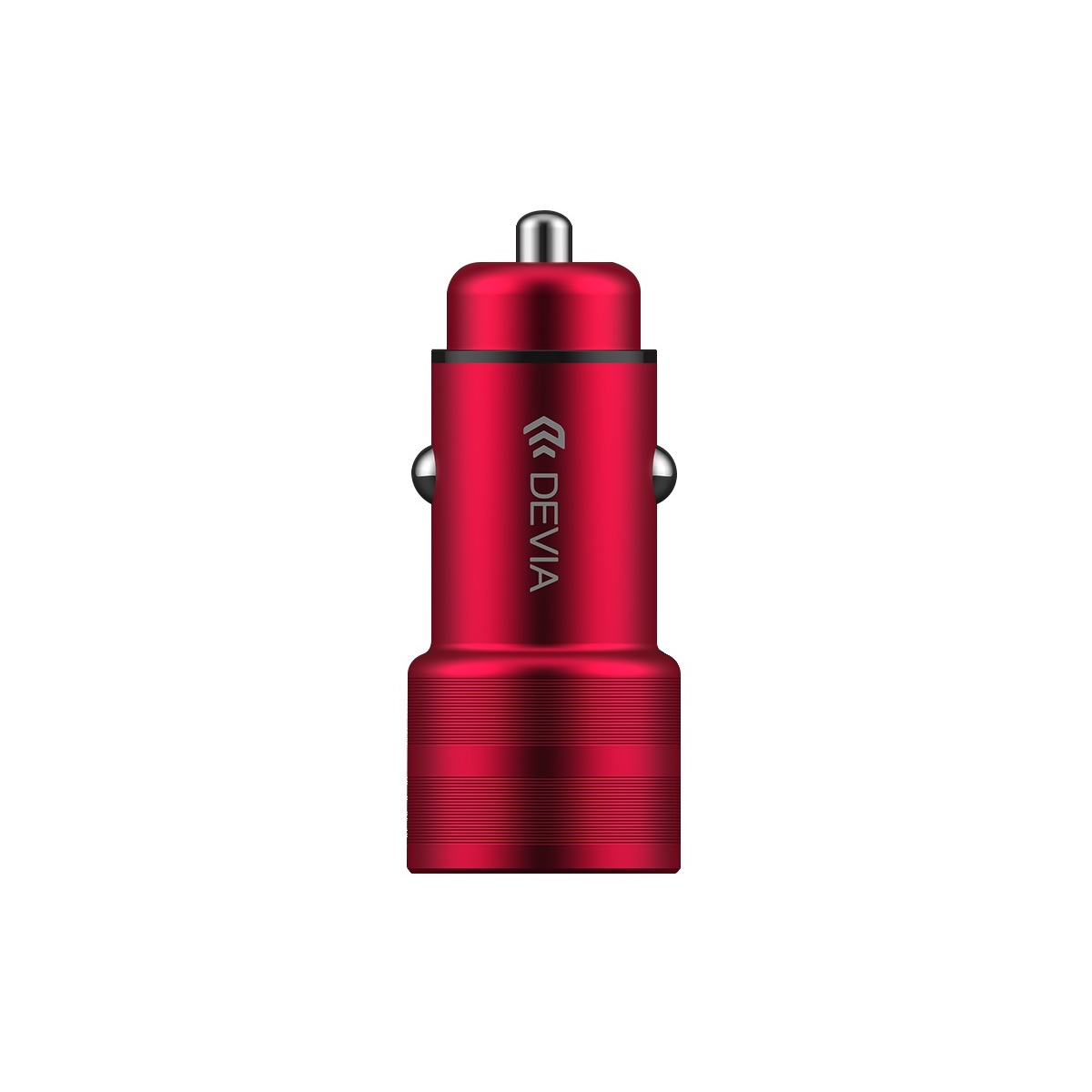 Devia �adowarka samochodowa SM7 QC 3.0 2USB czerwona 30W / 2