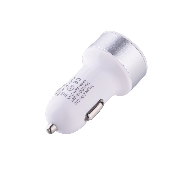 Devia �adowarka samochodowa Smart 2USB bia�a 2.4A / 2