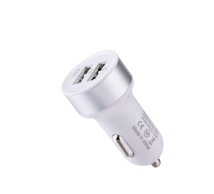 Devia �adowarka samochodowa Smart 2USB bia�a 2.4A / 5