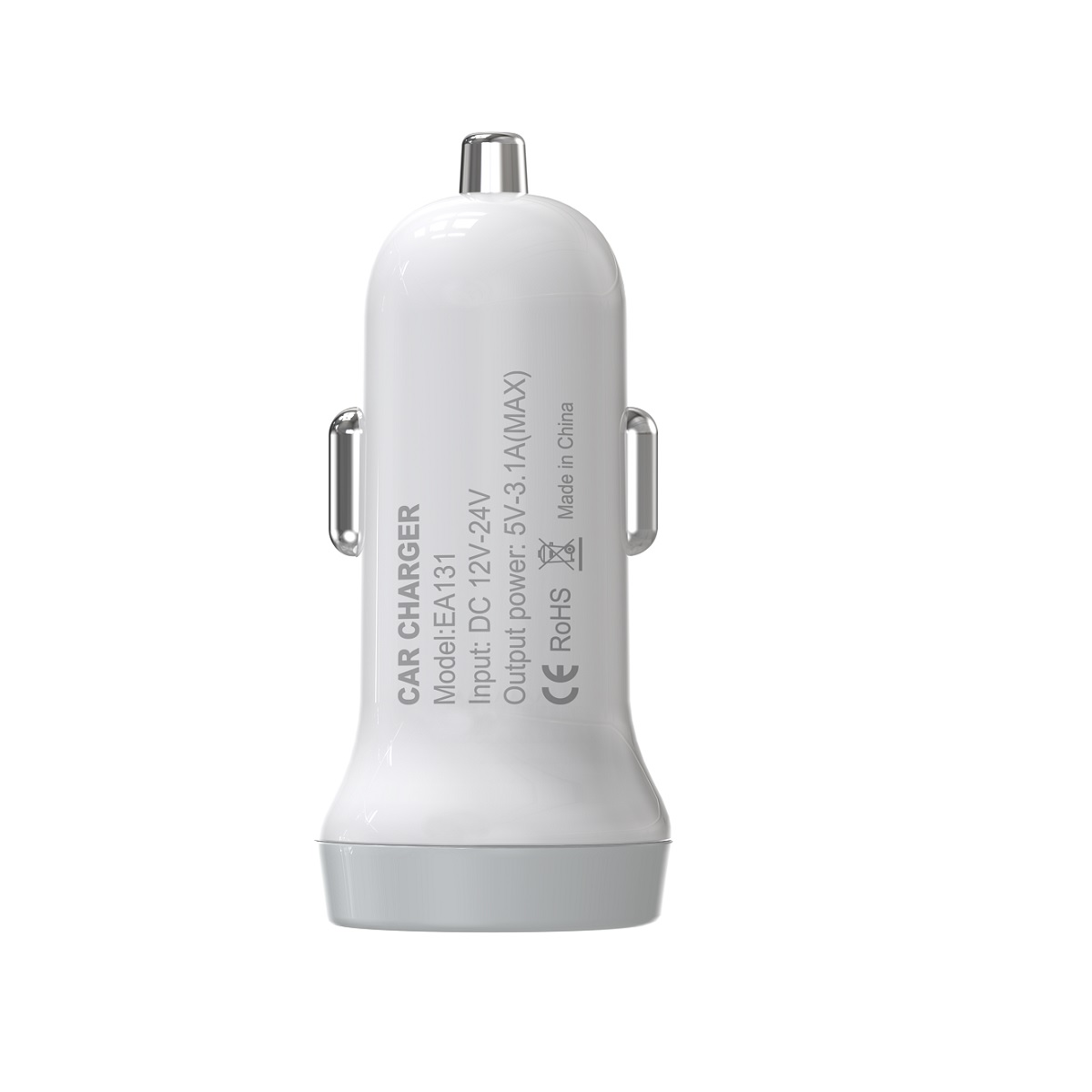 Devia �adowarka samochodowa Smart 2x USB 3,1A bia�a / 2