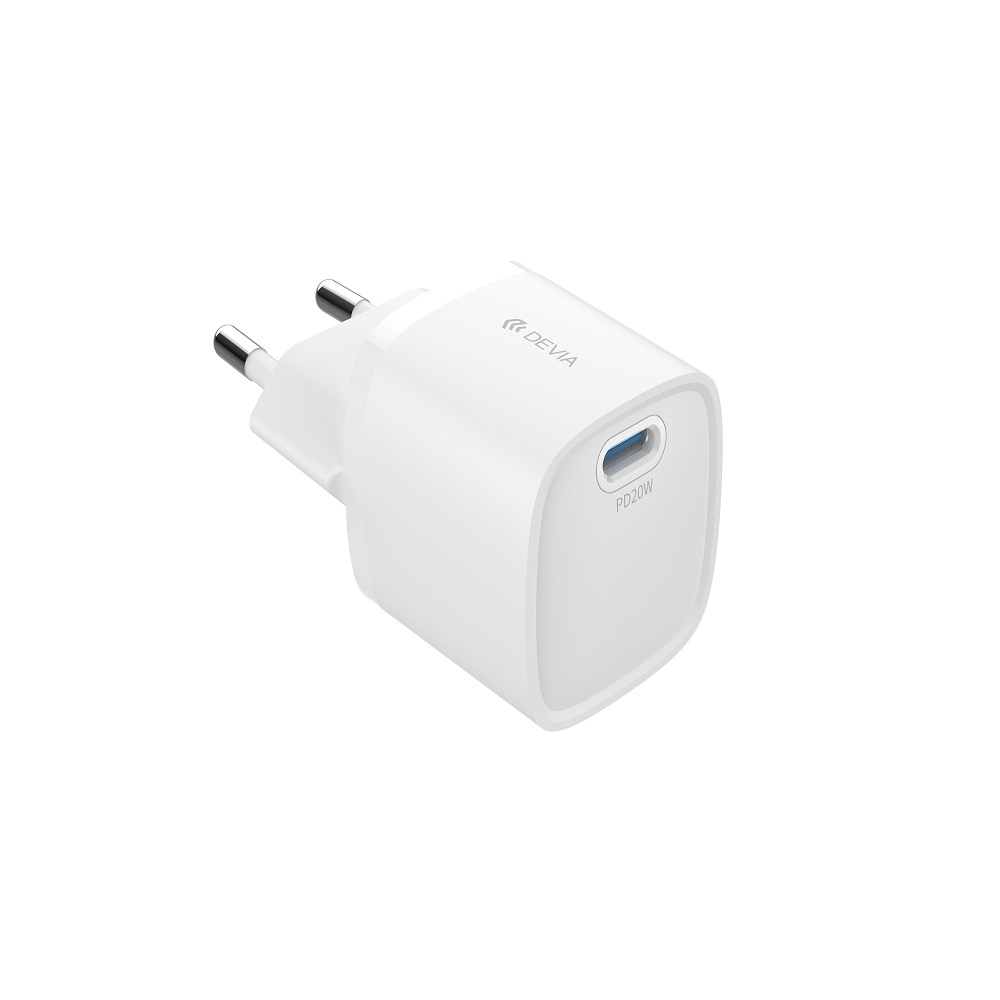Devia �adowarka sieciowa Extreme Mini GaN PD 20W 1x USB-C bia�a