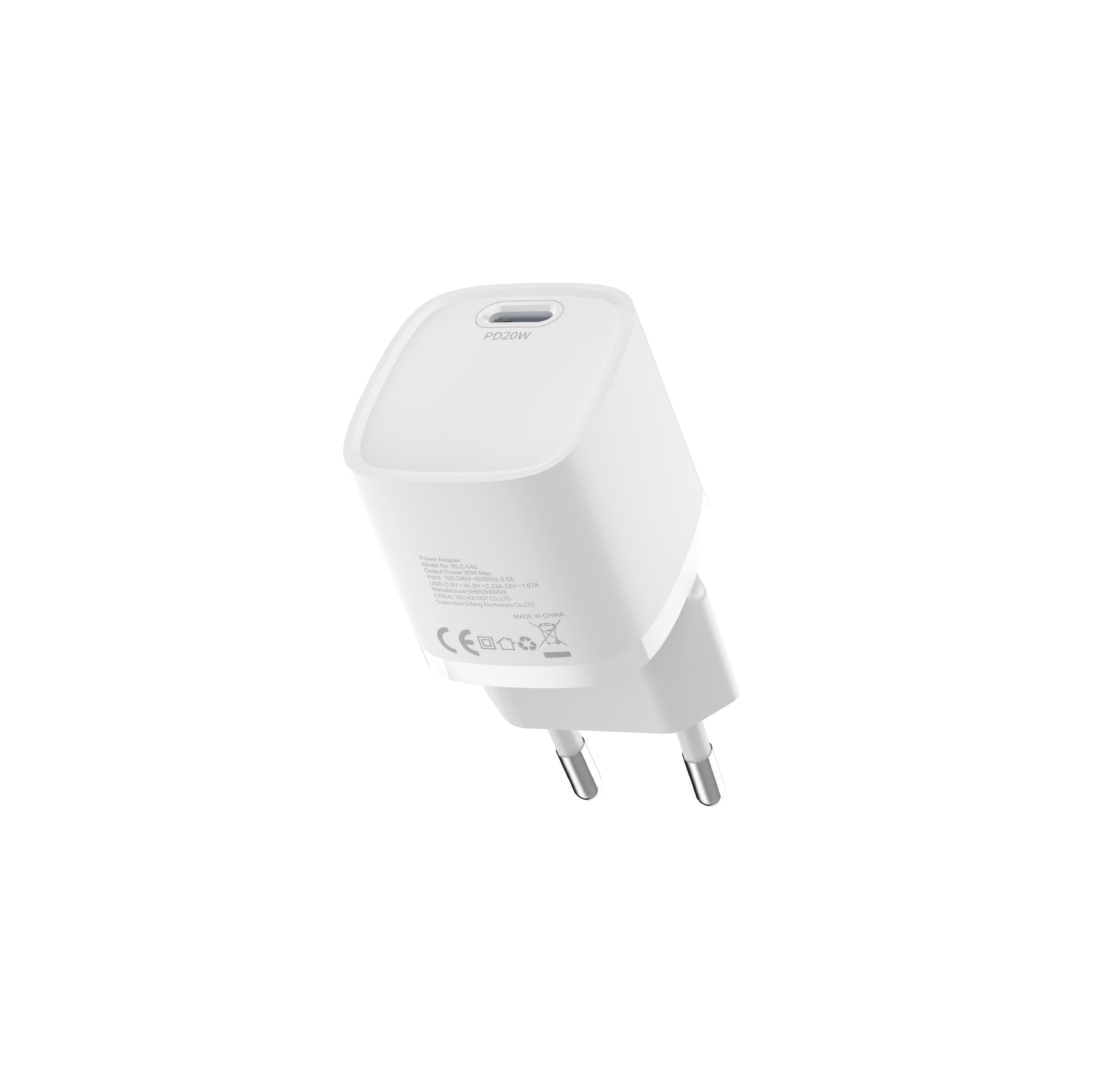 Devia �adowarka sieciowa Extreme Mini GaN PD 20W 1x USB-C bia�a / 2