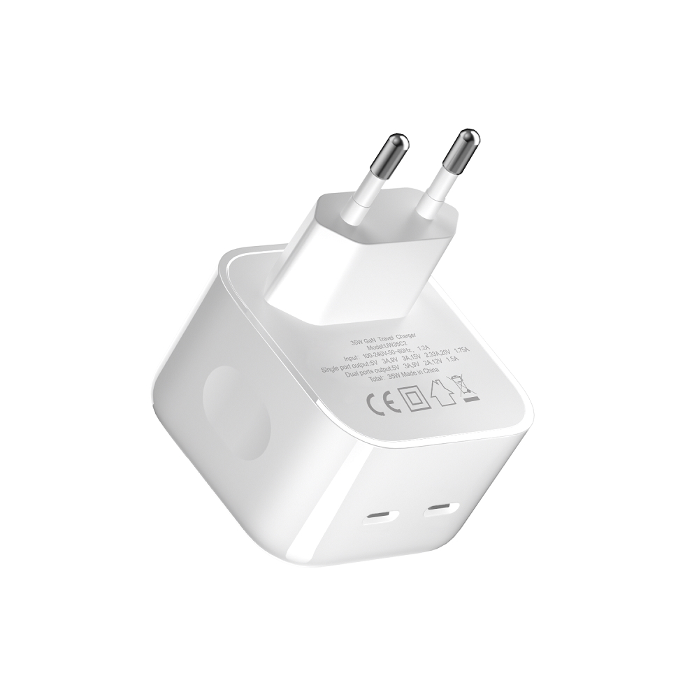 Devia �adowarka sieciowa Extreme PD 35W 2x USB-C bia�a / 2