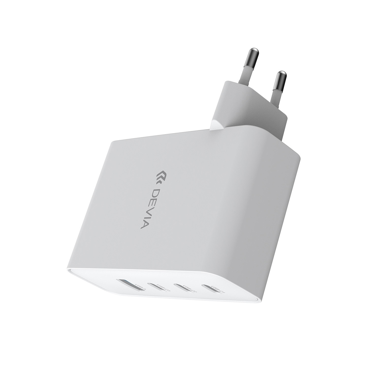 Devia �adowarka sieciowa Extreme PD GaN 100W 3x USB-C 1x USB bia�a / 5