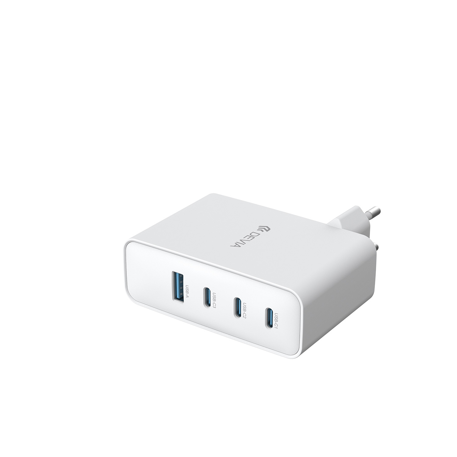 Devia �adowarka sieciowa Extreme PD GaN 100W 3x USB-C 1x USB bia�a / 6