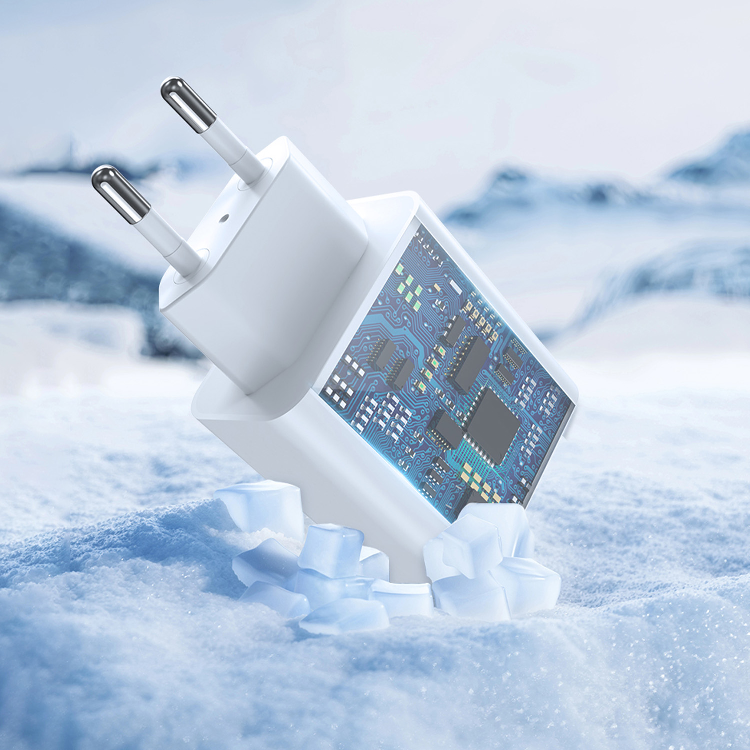 Devia �adowarka sieciowa Rocket PD 45W 1x USB-C bia�a / 4