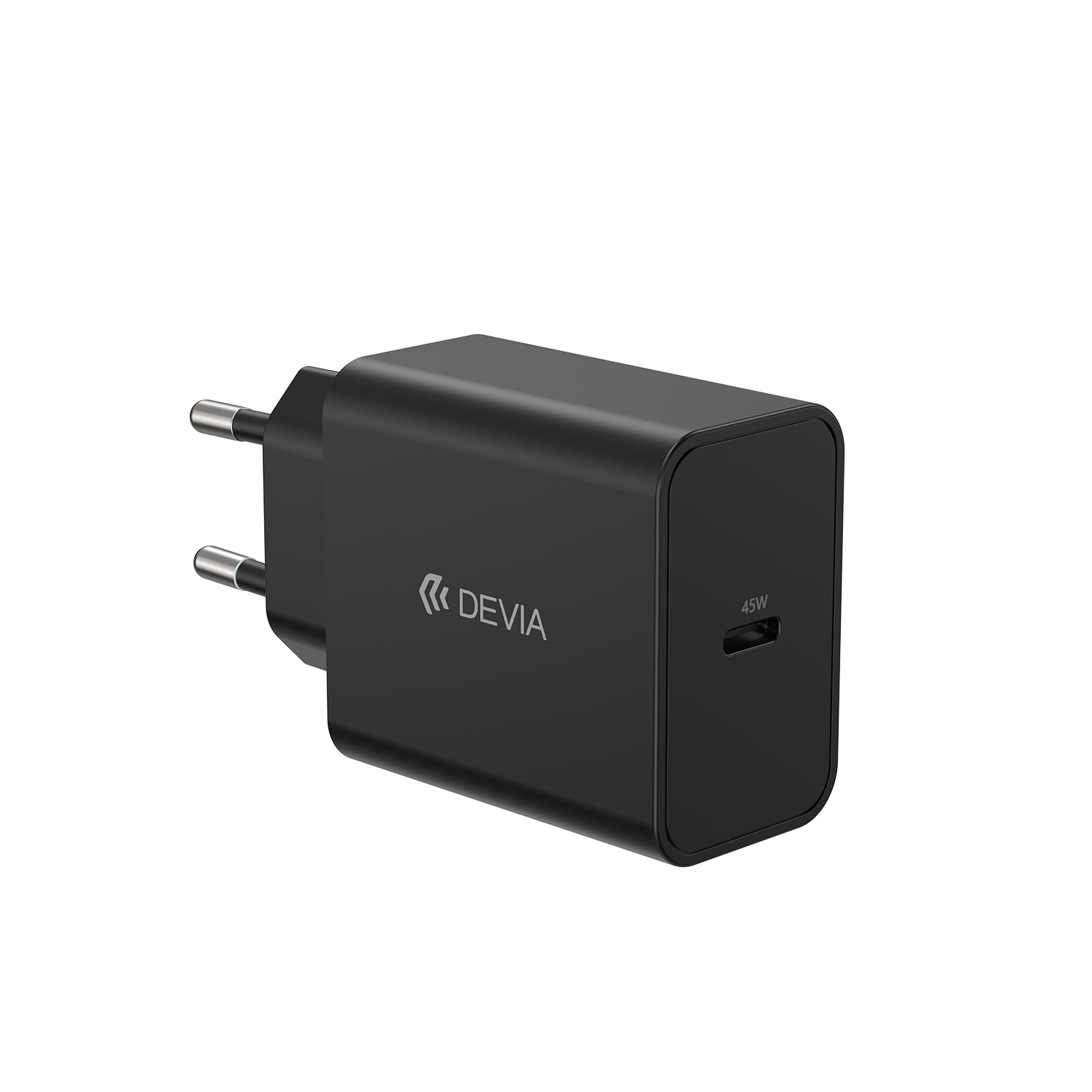 Devia �adowarka sieciowa Rocket PD 45W 1x USB-C bia�a + kabel USB-C - USB-C / 4