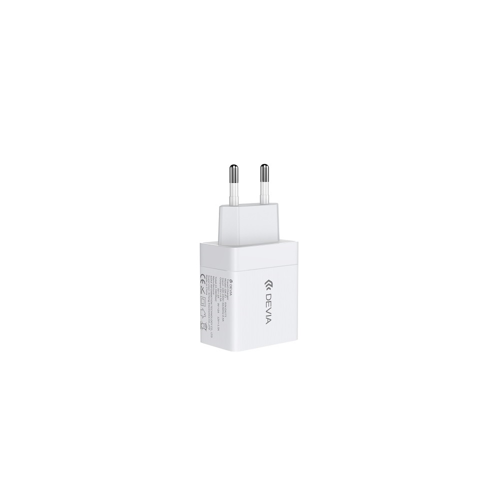 Devia �adowarka sieciowa Shark super quick charge 4,5A bia�a / 2