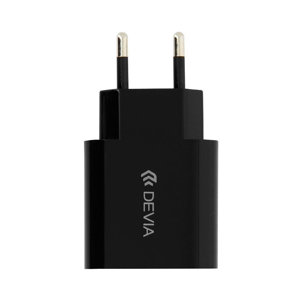 Devia �adowarka sieciowa Smart 1USB 2.1A czarna