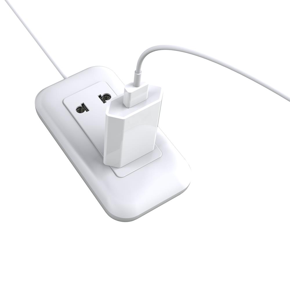 Devia �adowarka sieciowa Smart 1USB plus kabel micro bia�a 1A / 3