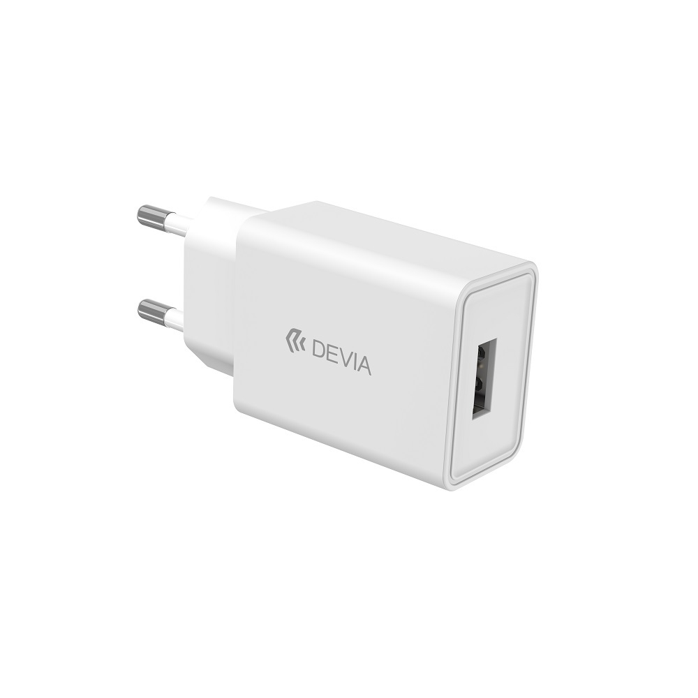 Devia �adowarka sieciowa Smart 1x USB 2A bia�a / 2