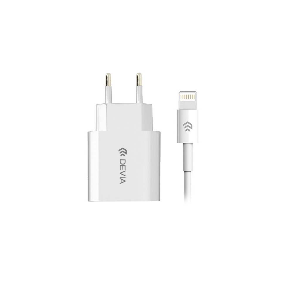 Devia �adowarka sieciowa Smart MFI USB 2.1A white