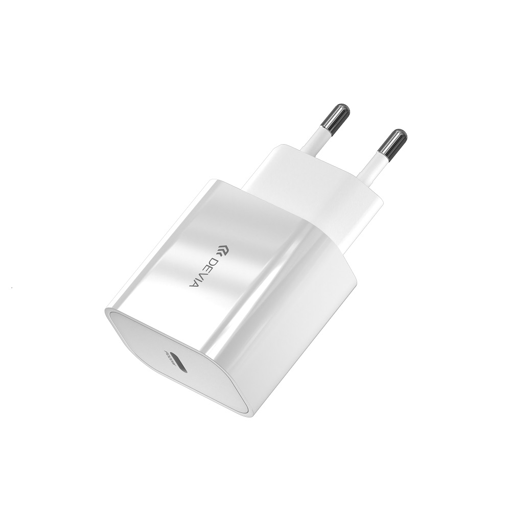 Devia �adowarka sieciowa Smart PD 1x USB-C 20W bia�a