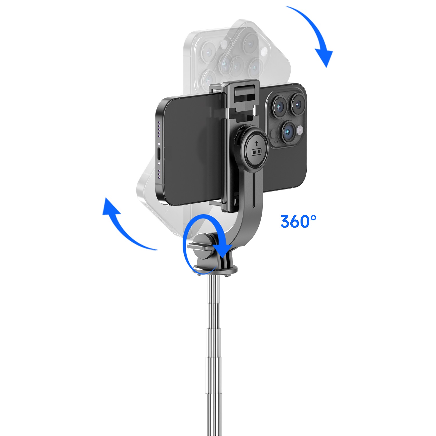 Devia selfie stick Bluetooth Lite 1 tripod czarny / 6