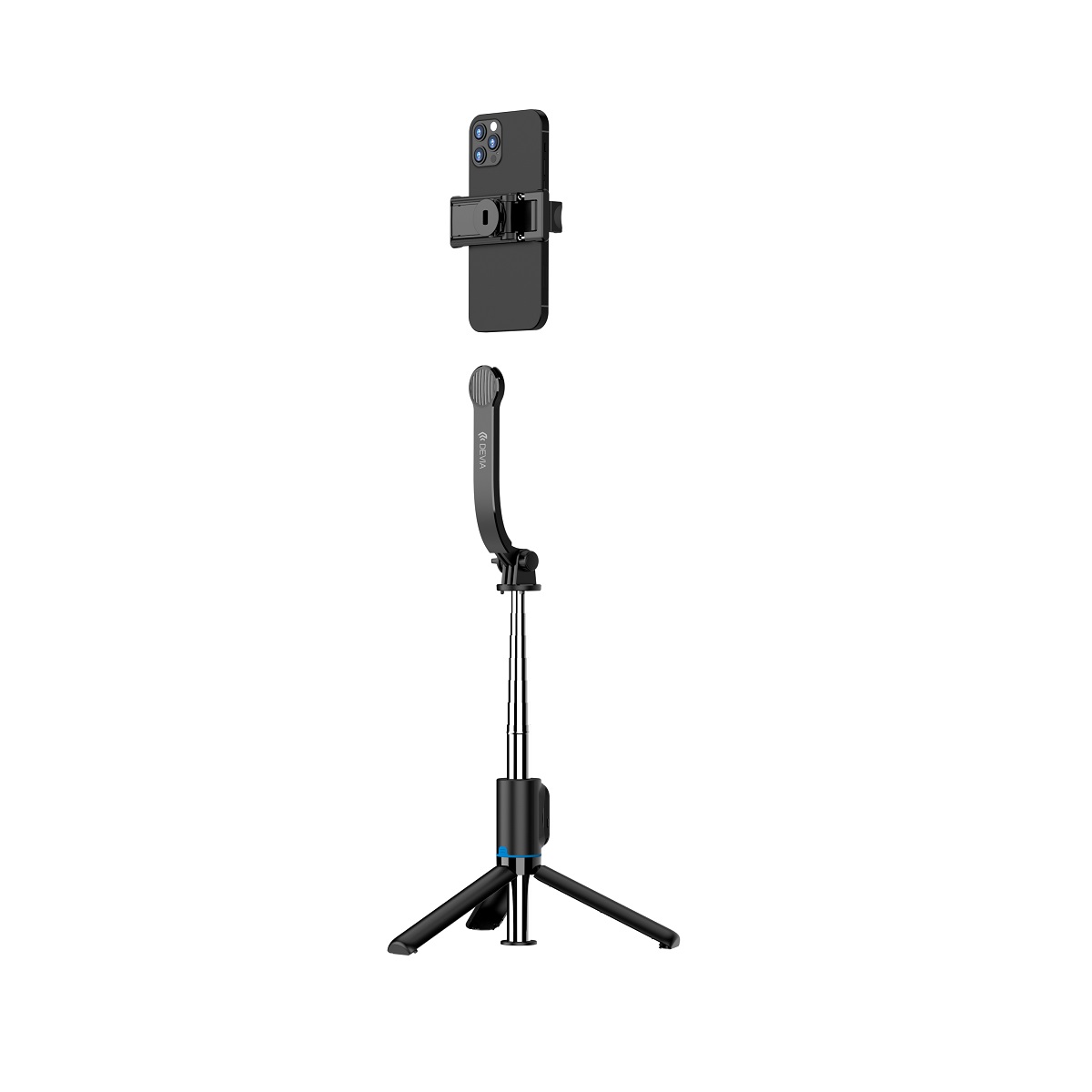 Devia selfie stick Bluetooth tripod C10 czarny / 6