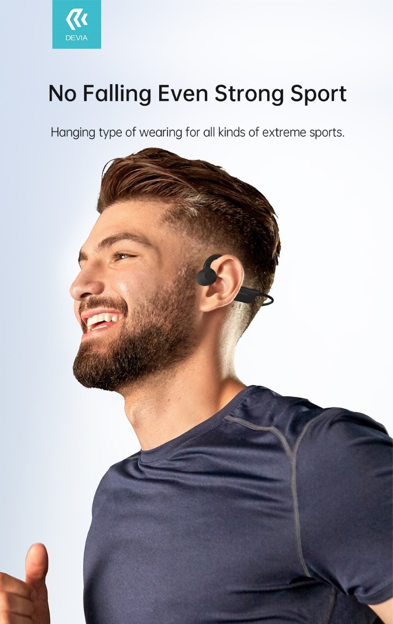 Słuchawki sportowe z przewodzeniem kostnym
pałąkiem na szyje bezprzewodowe bluetooth Devia czarne Samsung Galaxy F04 / 7 Słuchawki sportowe z przewodzeniem kostnym
pałąkiem na szyje bezprzewodowe bluetooth Devia czarne Samsung Galaxy F04 / 7