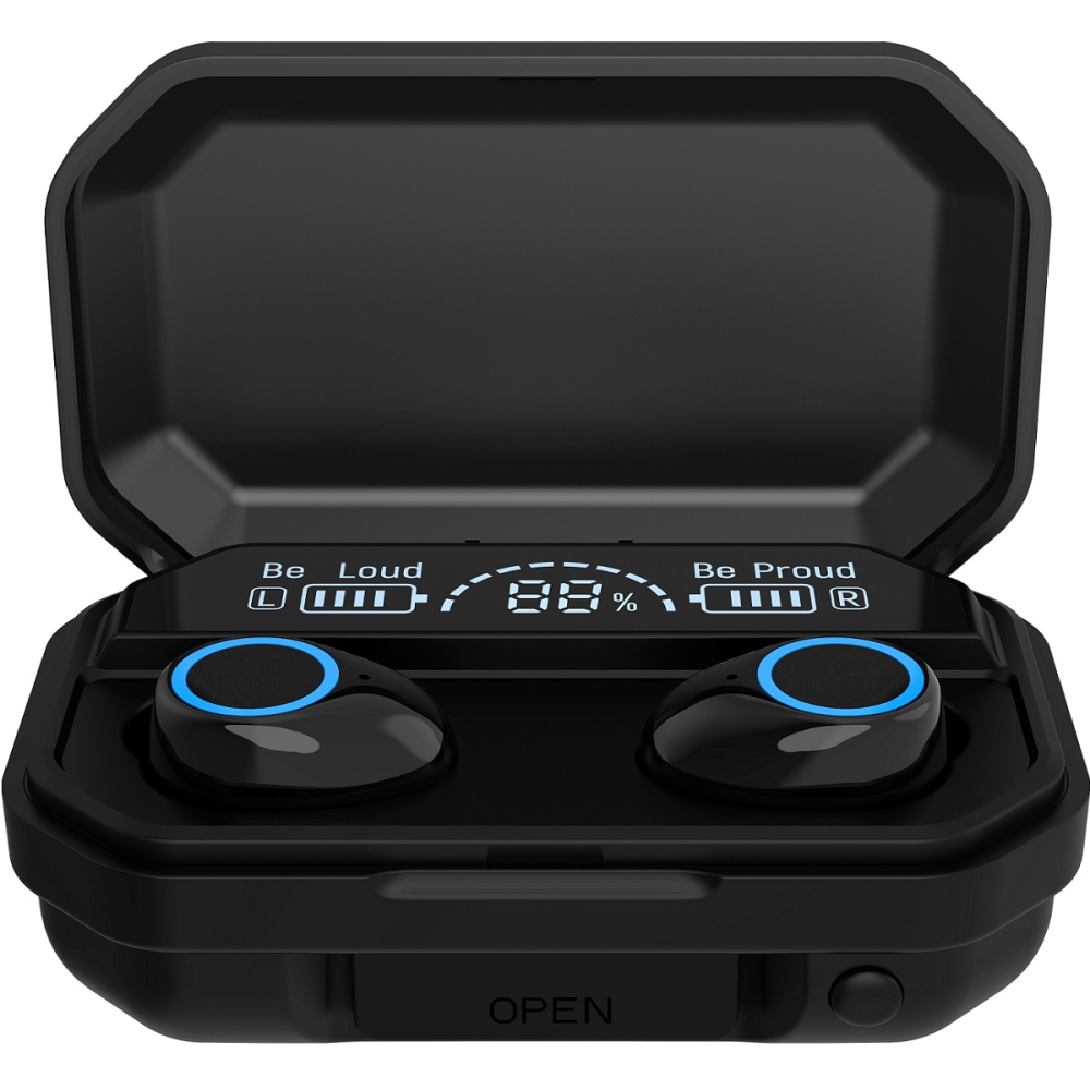 Devia s�uchawki Bluetooth TWS Joy A12 czarne