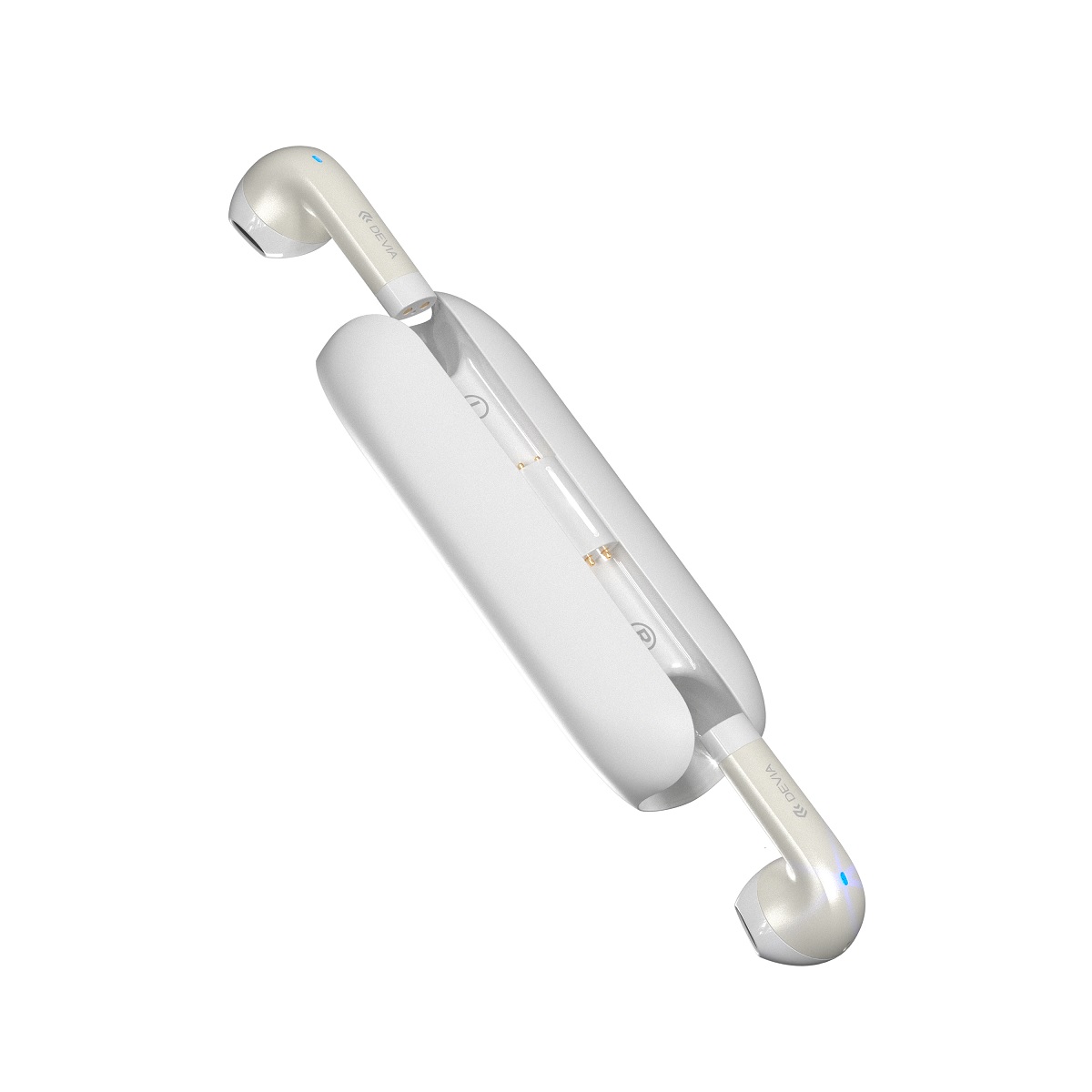 Devia s�uchawki Bluetooth TWS Smart M3 bia�e