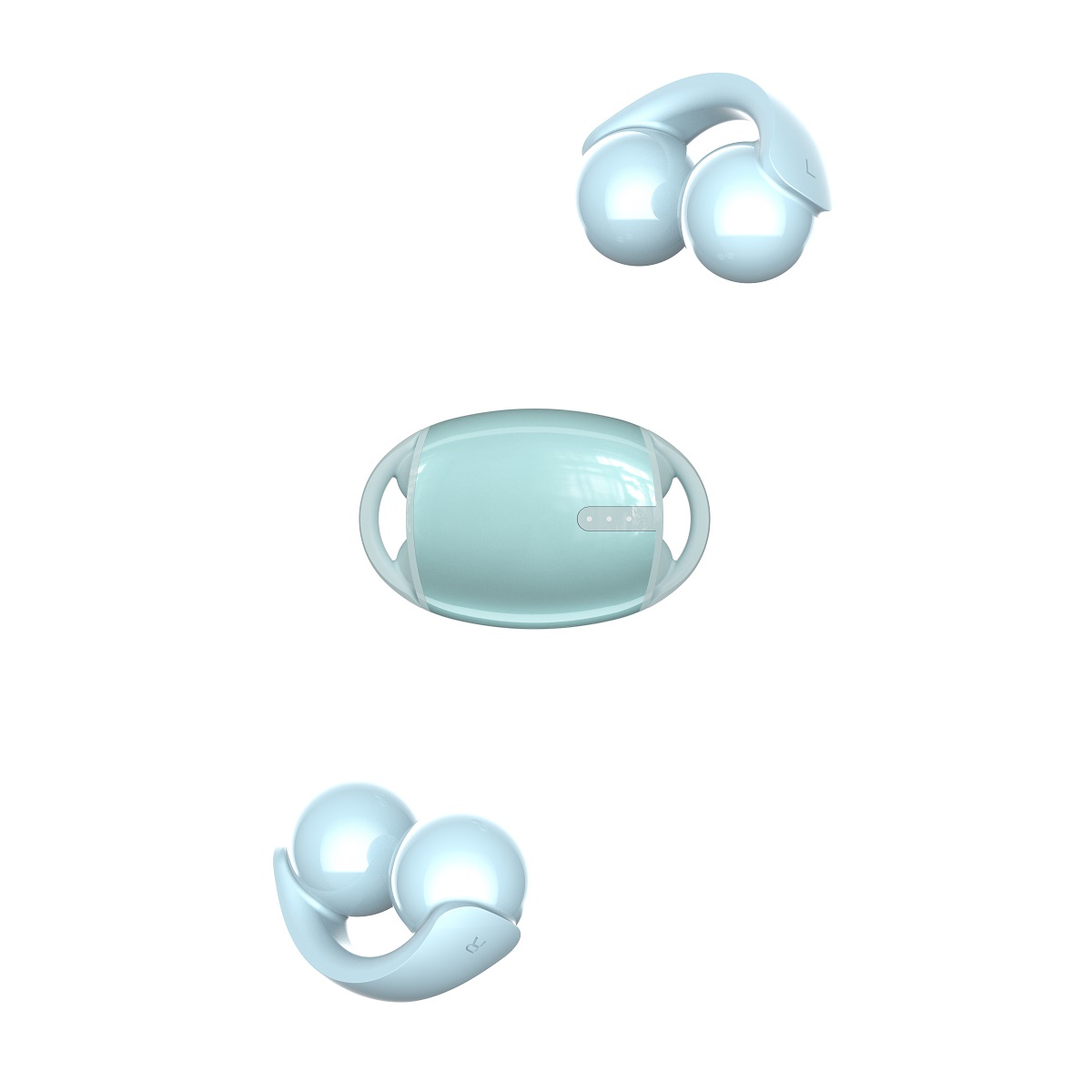 Devia s�uchawki Bluetooth TWS Smart M5 niebieskie