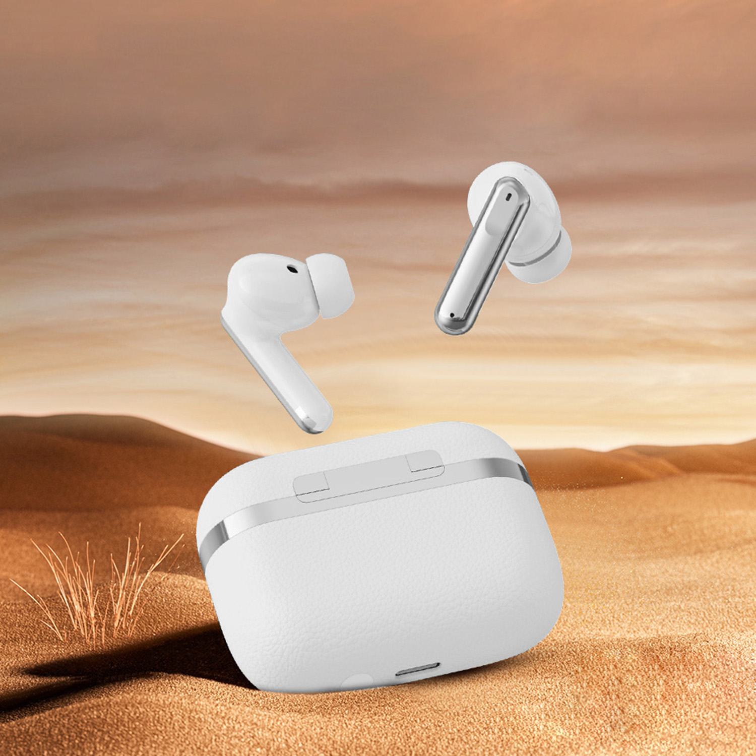 Devia s�uchawki Bluetooth TWS Ultra1 bia�e z ANC / 5