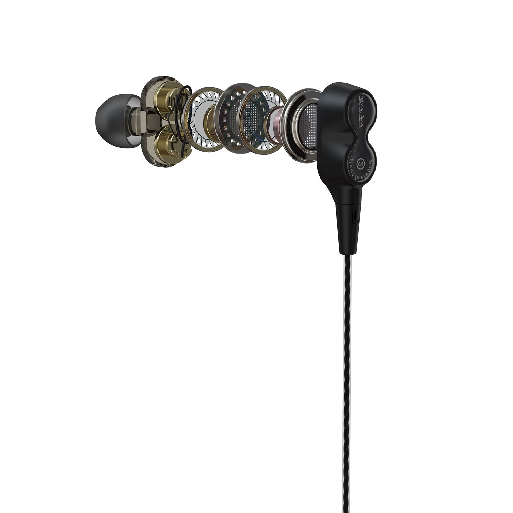 Devia s�uchawki przewodowe Smart Dual jack 3,5mm czarne dokana�owe / 2