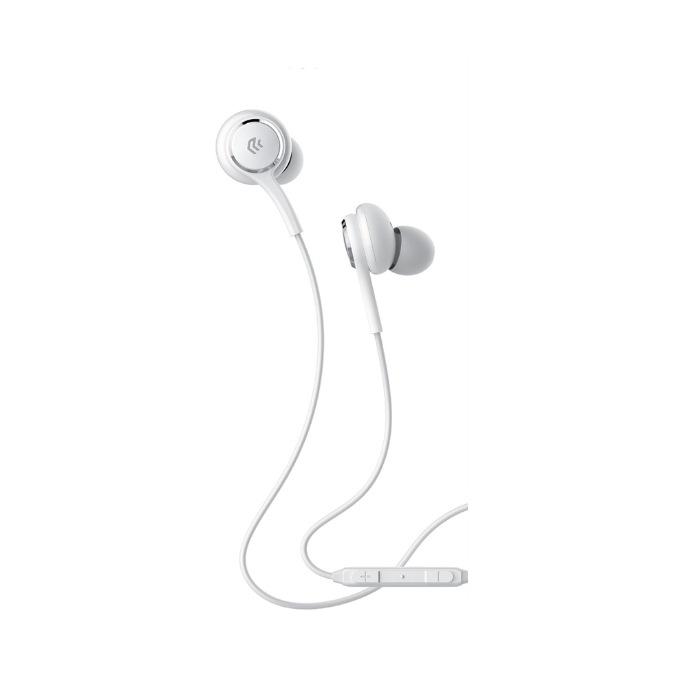 Devia s�uchawki przewodowe Smart Wired jack 3,5mm bia�e