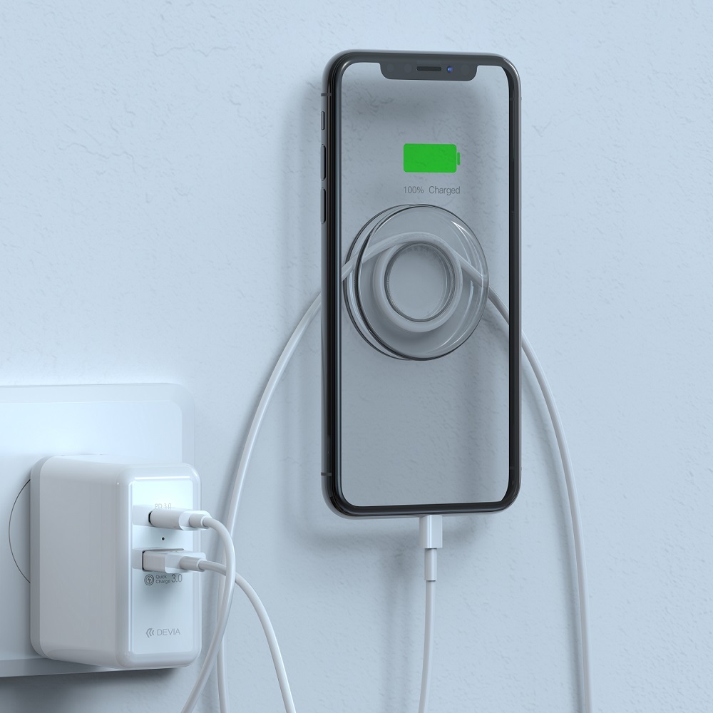 Devia uchwyt uniwersalny Magic sticker prze�roczysty / 5