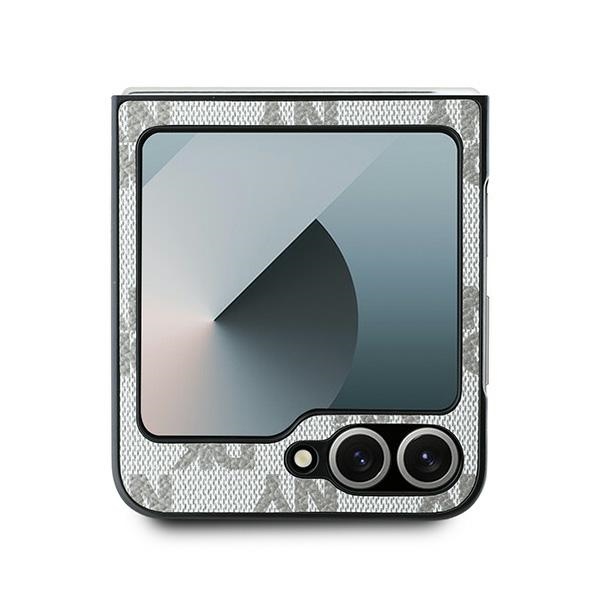 DKNY nak�adka be�owa Chequered Pattern Printed Stripes Samsung Galaxy Z Flip 6 / 3