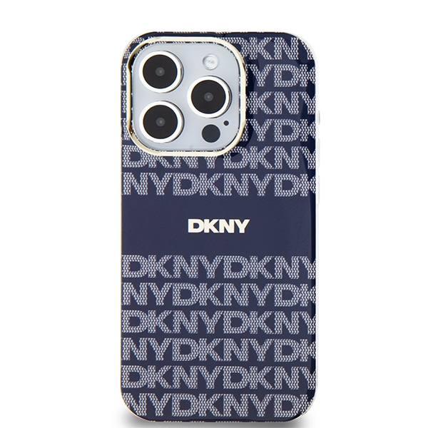 DKNY nak�adka be�owa HC Magsafe pc tpu repeat texture pattern w stripe Apple iPhone 15 Pro Max / 3