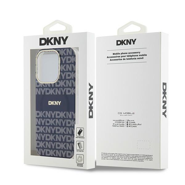 DKNY nak�adka be�owa HC Magsafe pc tpu repeat texture pattern w stripe Apple iPhone 15 Pro Max / 8