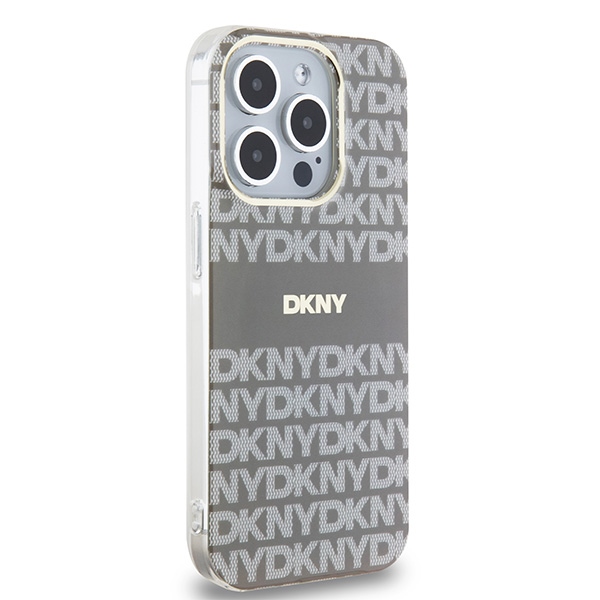 DKNY nak�adka be�owa HC Magsafe pc tpu repeat texture pattern w stripe Apple iPhone 15 Pro / 4