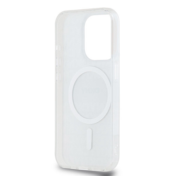 DKNY nak�adka be�owa HC Magsafe pc tpu repeat texture pattern w stripe Apple iPhone 15 Pro / 7