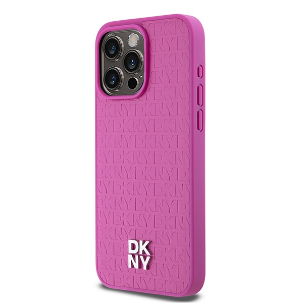 DKNY nak�adka br�zowa HC Magsafe pu repeat pattern w bottom stripe Apple iPhone 15 Pro Max / 2