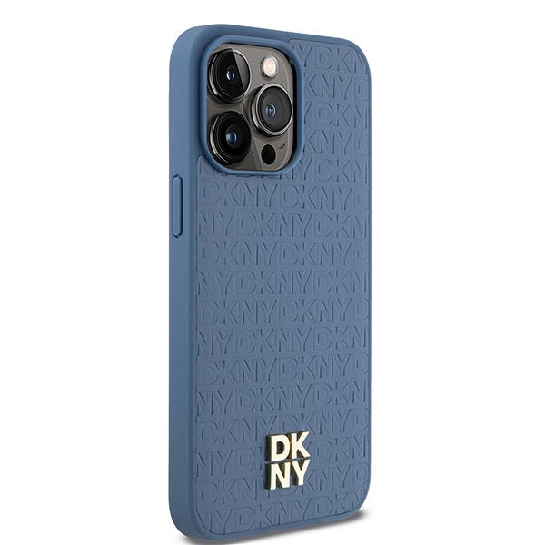DKNY nak�adka br�zowa HC Magsafe pu repeat pattern w stack logo Apple iPhone 15 Pro Max / 4