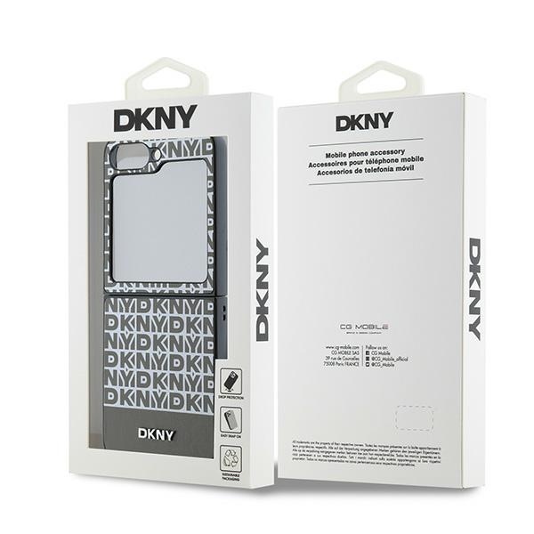 DKNY nak�adka br�zowa Repeat Pattern Bottom Stripe Samsung Galaxy Z Flip 6 / 8