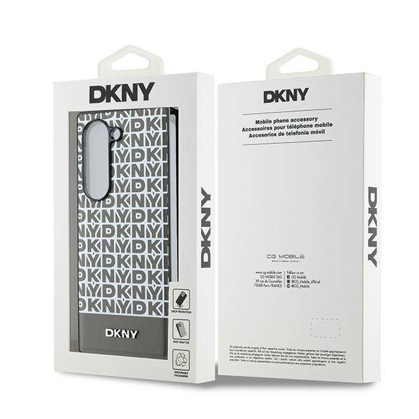 DKNY nak�adka br�zowa Repeat Pattern Bottom Stripe Samsung Galaxy Z Fold 6 / 7