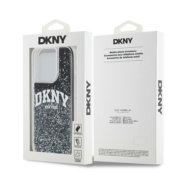 DKNY nakadka czarny Apple iPhone 15 Pro / 8