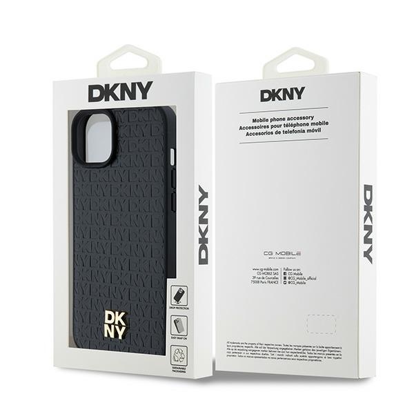 DKNY nak�adka czarny Apple iPhone 15 / 8