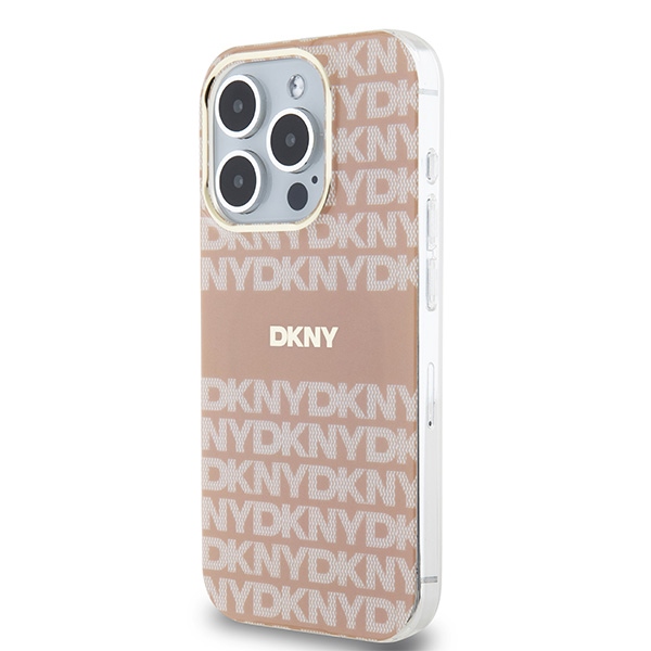 DKNY nak�adka niebieska HC Magsafe pc tpu repeat texture pattern w stripe Apple iPhone 15 Pro Max / 2