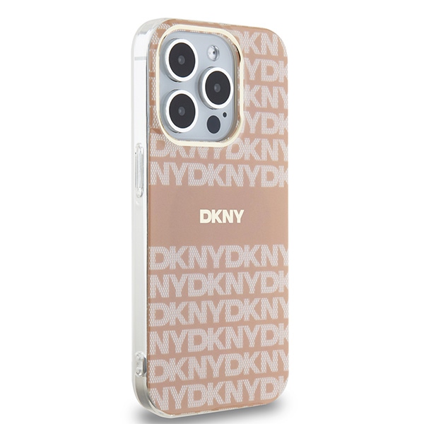 DKNY nak�adka niebieska HC Magsafe pc tpu repeat texture pattern w stripe Apple iPhone 15 Pro Max / 4
