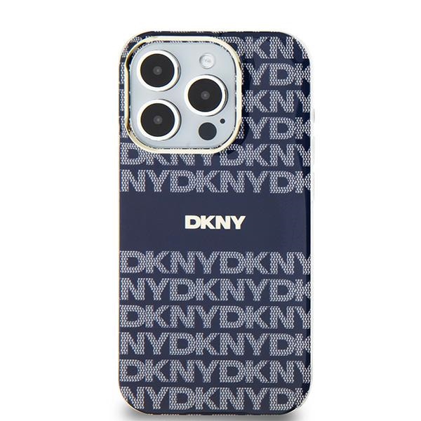 DKNY nak�adka niebieska HC Magsafe pc tpu repeat texture pattern w stripe Apple iPhone 15
