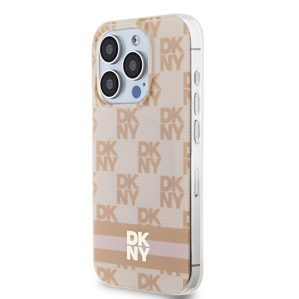 DKNY nak�adka r�owa HC Magsafe pc tpu checkered pattern w printed stripes Apple iPhone 15 Pro / 2