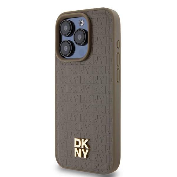 DKNY nak�adka r�owa HC Magsafe pu repeat pattern w stack logo Apple iPhone 15 Pro Max / 2