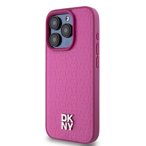 DKNY nak�adka r�owa HC Magsafe pu repeat pattern w stack logo Apple iPhone 15 Pro / 2