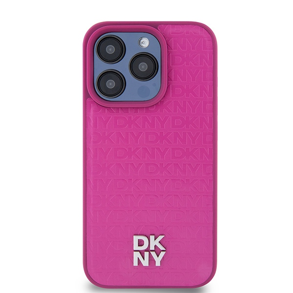 DKNY nak�adka r�owa HC Magsafe pu repeat pattern w stack logo Apple iPhone 15 Pro / 3