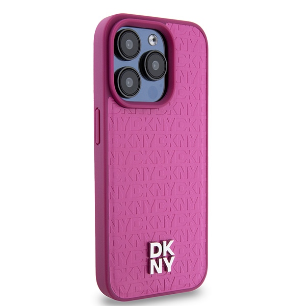 DKNY nak�adka r�owa HC Magsafe pu repeat pattern w stack logo Apple iPhone 15 Pro / 4