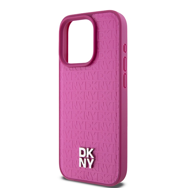 DKNY nak�adka r�owa HC Magsafe pu repeat pattern w stack logo Apple iPhone 15 Pro / 6