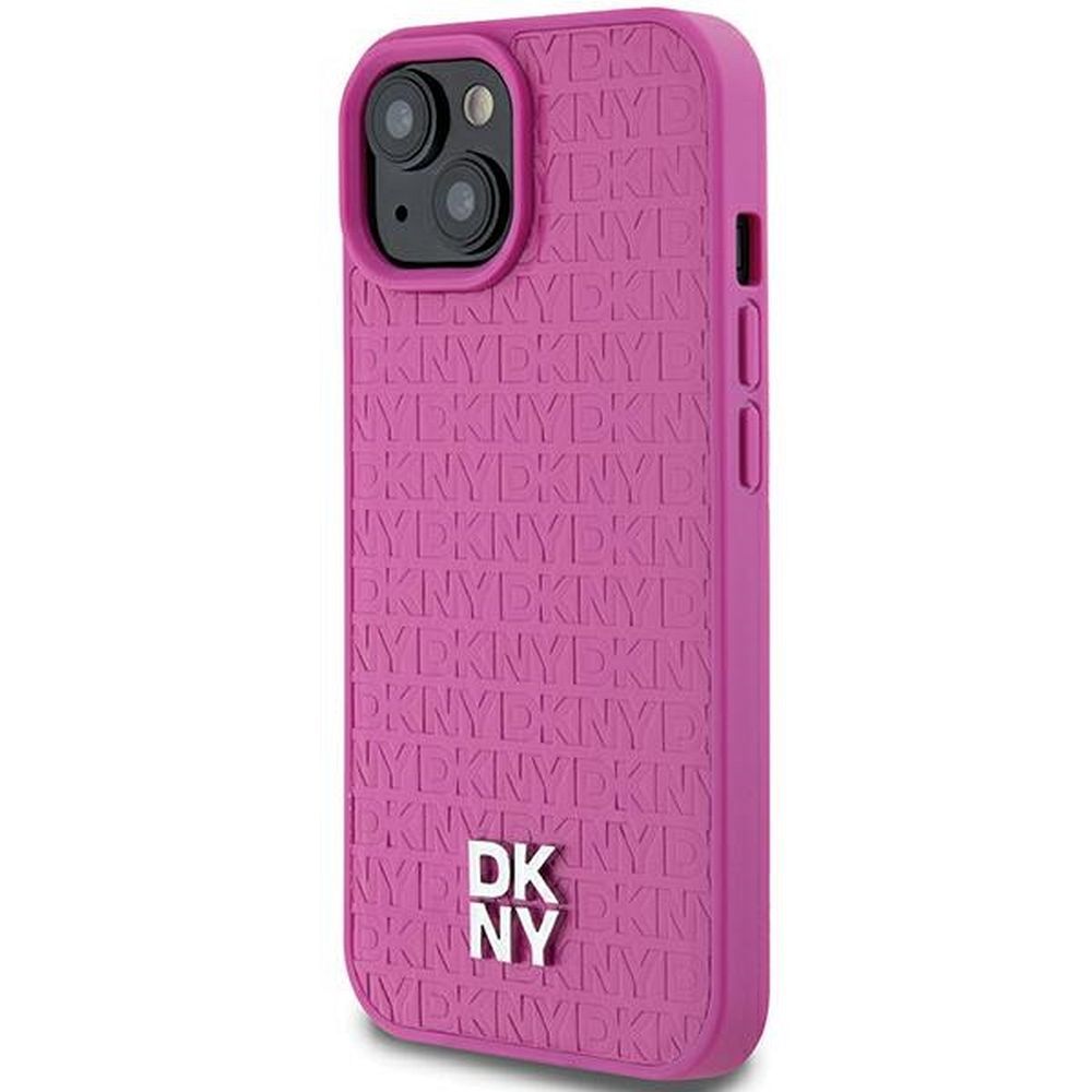DKNY nak�adka r�owa HC Magsafe pu repeat pattern w stack logo Apple iPhone 15 / 2