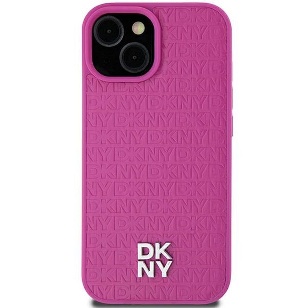 DKNY nak�adka r�owa HC Magsafe pu repeat pattern w stack logo Apple iPhone 15 / 3